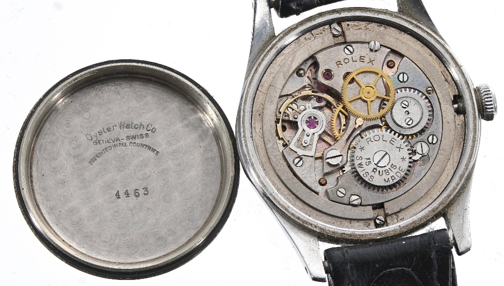 Rolex Oyster Precision stainless steel gentleman's wristwatch, ref. 4463, circa 1958, serial no. - Image 3 of 4