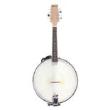 Ozark MB18 mandolin banjo, fitted with a Schatten BJ-02 pickup, compressed foam case