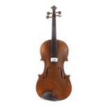 French JTL violin circa 1900, 14 1/8", 35.90cm