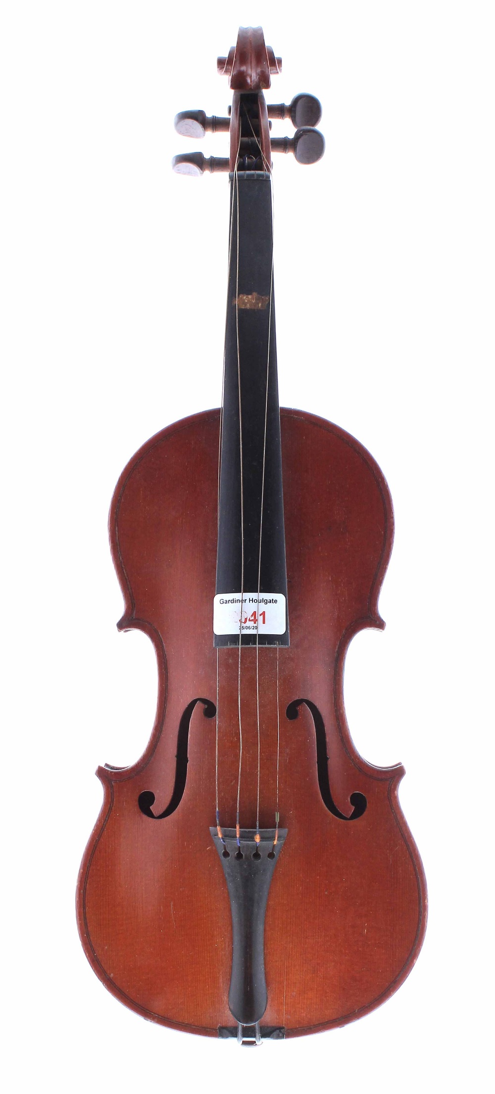 Three-quarter size French violin, Modele d'apres Antonius Stradivarius..., 13 5/16", 33.80cm