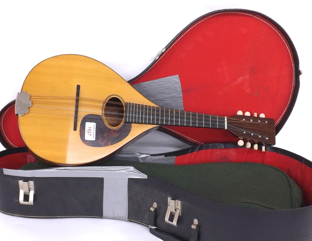 1928 C.F Martin A style mandolin, no. 13851, branded to the inner back and back of the head, with