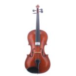 German Stainer copy violin circa 1930, 14 1/8", 35.90cm
