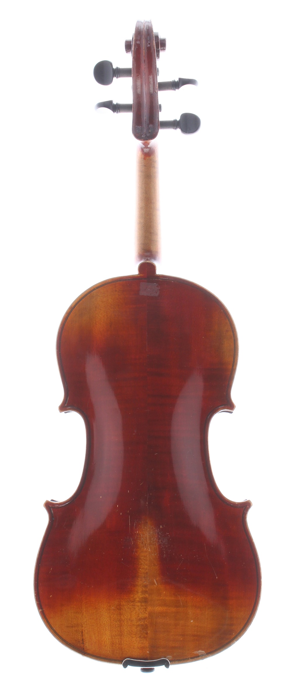 Early 20th century 7/8th size violin labelled Copie de Antonius Stradivarius ..., 13 11/16", 34.80cm - Image 2 of 2