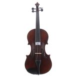 German violin labelled Christian Hoffmann ..., 14 1/8", 35.90cm