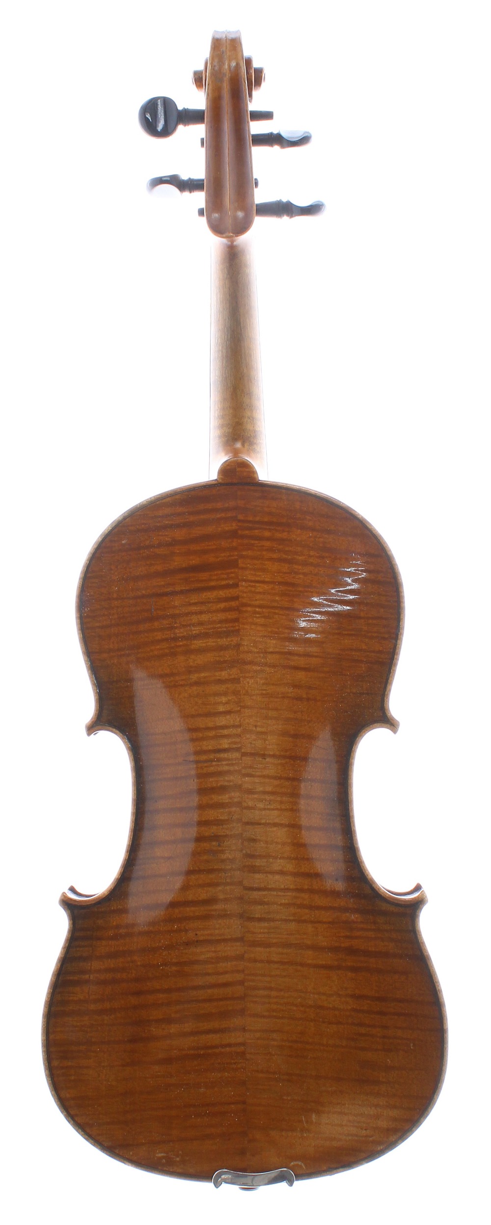 Early 20th Century Stradivari copy violin, 14 3/16", 36 cm, case - Image 2 of 2