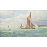 Fid Harnack (1897-1983) - 'A Fair Wind Round the Foreland', signed, oil on board, Society of