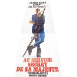 James Bond 007, French double grande poster for On Her Majesty's Secret Service, 'Au Service