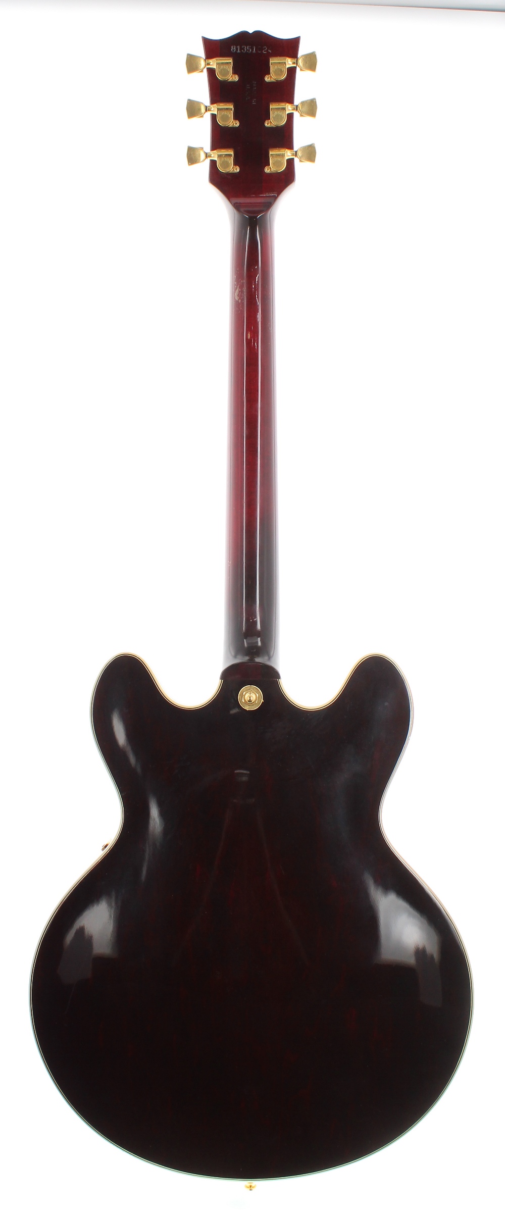1981 Gibson ES-345 TD semi-hollow body electric guitar, made in USA, ser. no. 8xxx1xx4; Finish: wine - Image 2 of 19