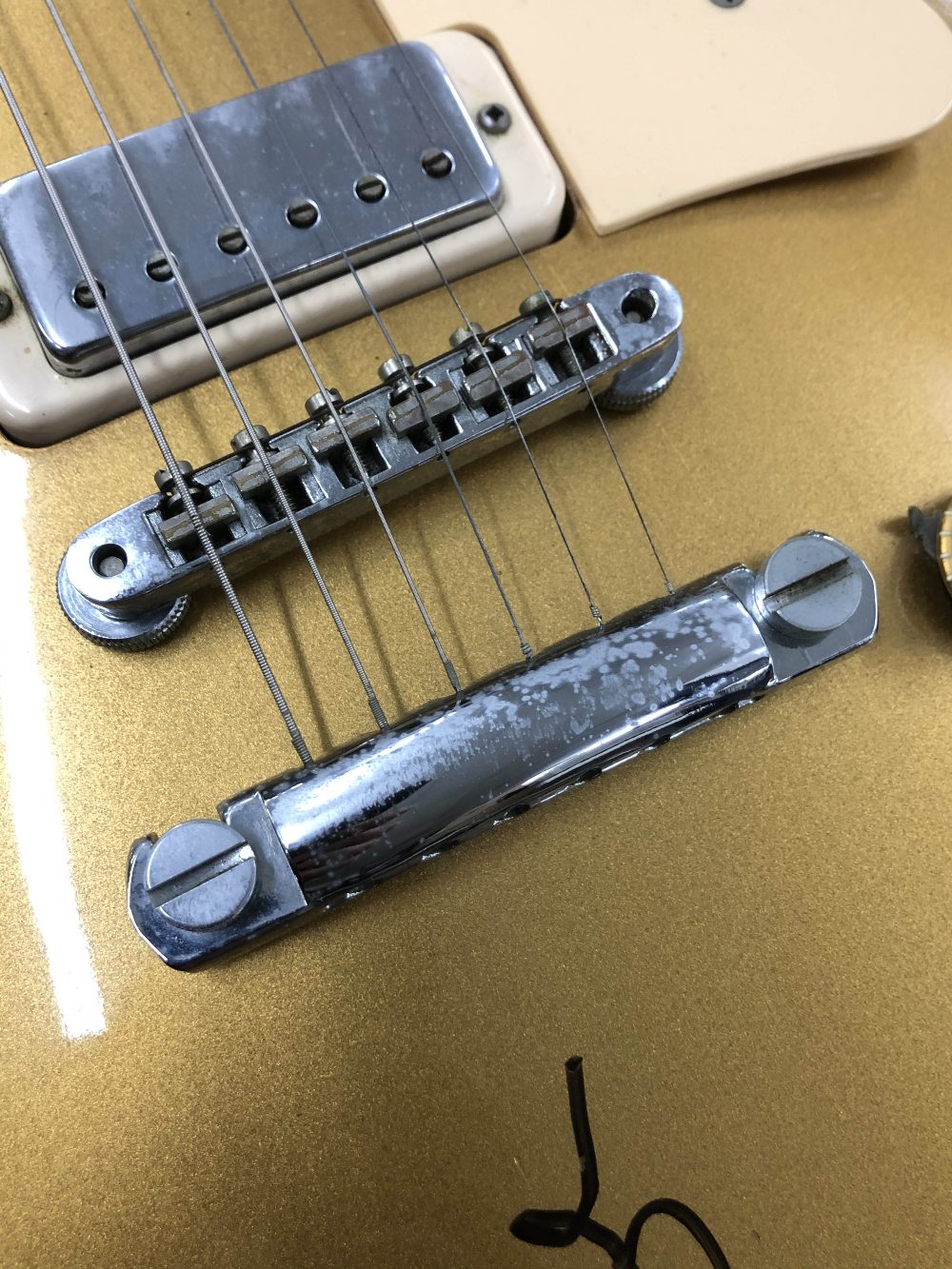 1973 Gibson Les Paul Deluxe Gold Top electric guitar, made in USA. ser. no. 1xxxx6; Finish: gold - Image 11 of 28