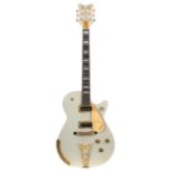 1955 Gretsch 6128 Duo Jet "White Penguin" conversion electric guitar, made in USA, ser. no. 1xxx1;