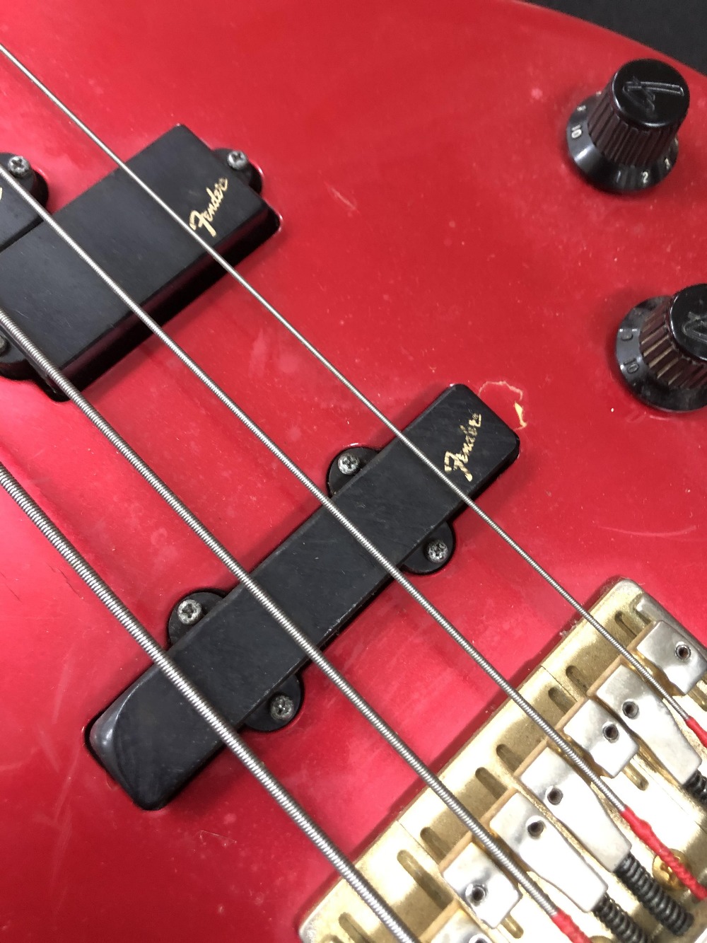 Fender Precision Bass Lyte PJR-65 bass guitar, made in Japan (1991-92), ser. no. L0xxxx4, Finish: - Image 3 of 11