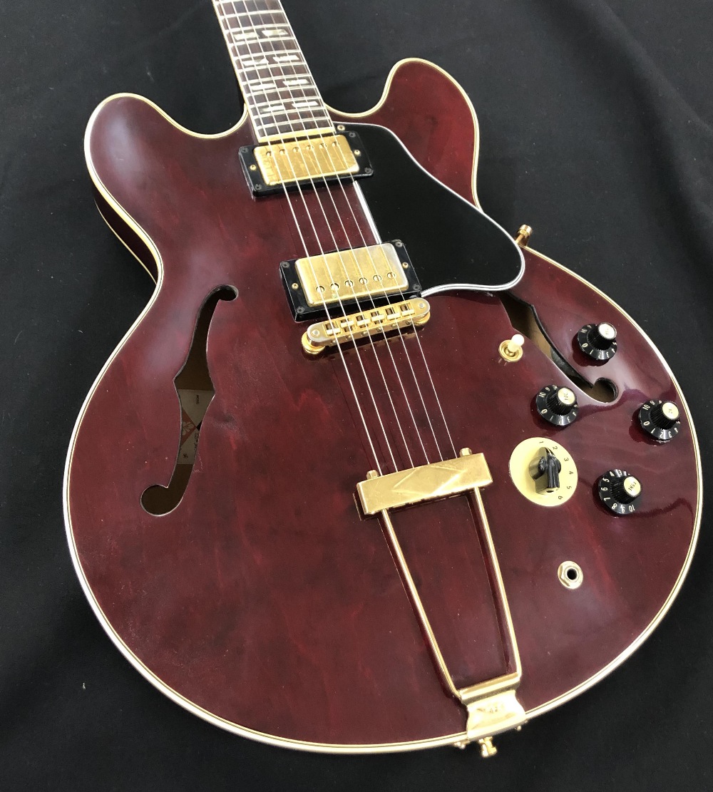 1981 Gibson ES-345 TD semi-hollow body electric guitar, made in USA, ser. no. 8xxx1xx4; Finish: wine - Image 4 of 19