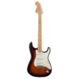2001 Fender Tribute Series Jimi Hendrix Voodoo Reverse Special Stratocaster electric guitar, made in