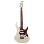Yamaha Pacifica PAC112VCX electric guitar, Finish: white, finish flaw to some edges; Fretboard: