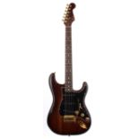 1982 Fender Walnut Stratocaster (The Strat) electric guitar, made in USA, ser. no. CC1xxx6;