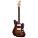 1997 Fender JM-66 Jazzmaster electric guitar, Crafted in Japan, ser. no. A0xxxx8; Finish: three-tone
