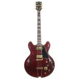 1981 Gibson ES-345 TD semi-hollow body electric guitar, made in USA, ser. no. 8xxx1xx4; Finish: wine