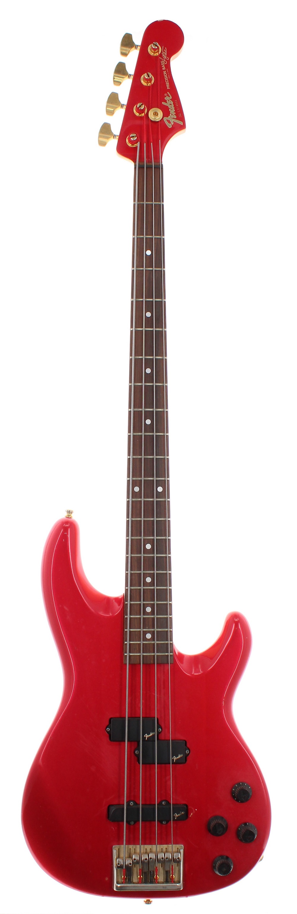 Fender Precision Bass Lyte PJR-65 bass guitar, made in Japan (1991-92), ser. no. L0xxxx4, Finish: