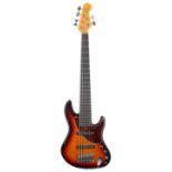 2011 Fender Steve Bailey Signature 6 string Jazz Bass guitar, made in USA, ser. no. US11xxxxx3;