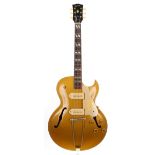 1954 Gibson ES-295 hollow body electric guitar, made in USA, ser. no. A1xxx5; Finish: gold,