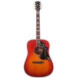 1994 Gibson 100th Year Hummingbird acoustic guitar, made in USA, ser. no. 9xxx4xx7; Finish: cherry