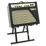 Epiphone Valve Special guitar amplifier, made in China, ser. no. 07051364, with amp stand