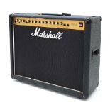 1988 Marshall Mos-Fet 100 Reverb Twin guitar amplifier, made in England, ser. no. W37715