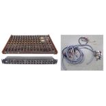 Audio Oval Series 2 stereo mixing console for spares/repair; together with an Audio Spectrum PB-16X2