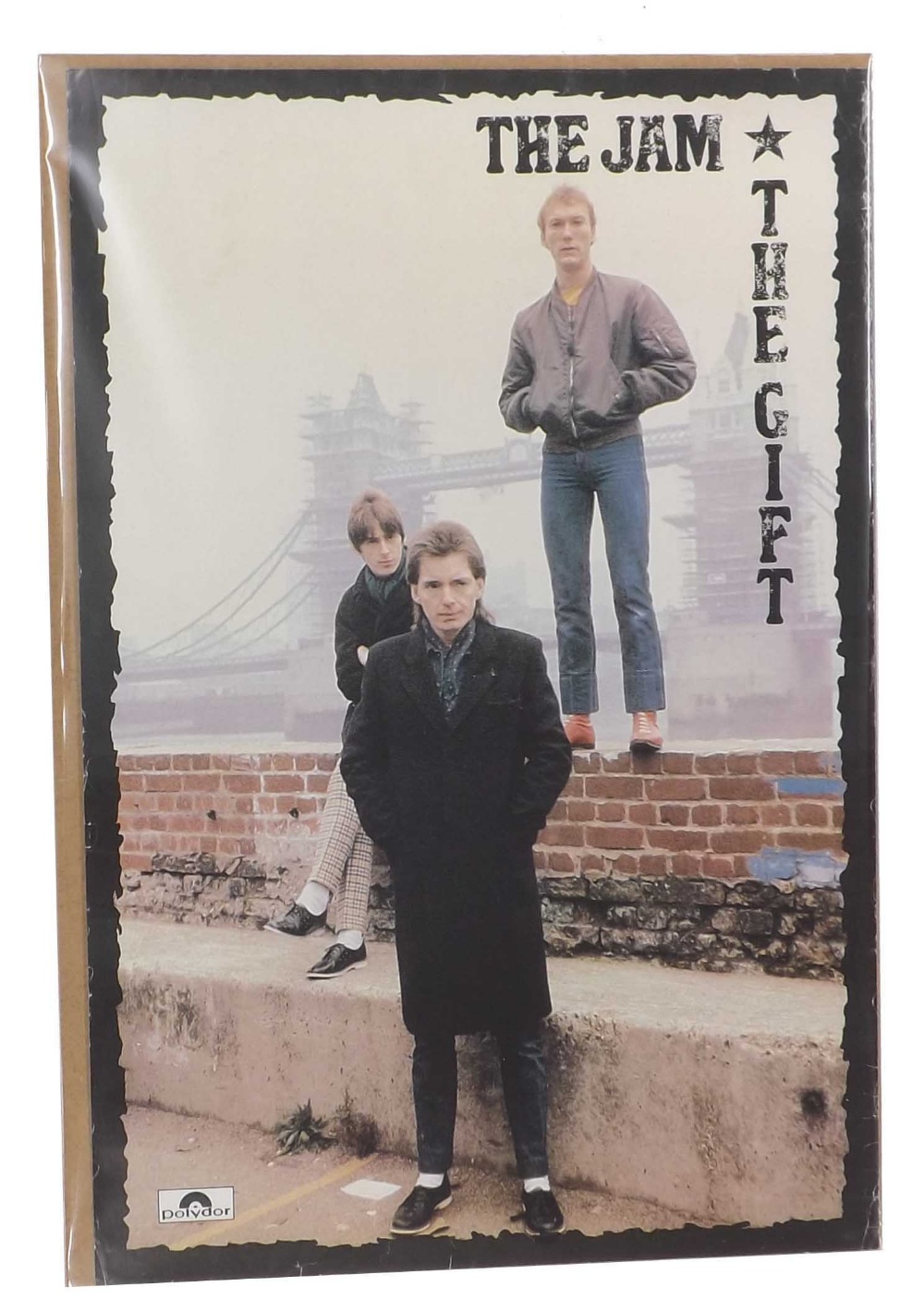 The Jam - 'The Gift' original Polydor Records promotional poster, 30"x 20"