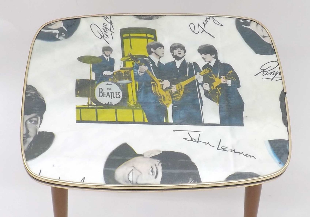 The Beatles - 1960s Beatles inset table - Image 2 of 2