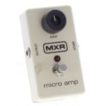 MXR Micro Amp guitar pedal