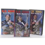 B.B. King Blues Master Volumes 1-3, instructional VHS (3)