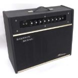 David Bowie interest - Baldwin Burns Sonic guitar amplifier, made in England with dust cover *