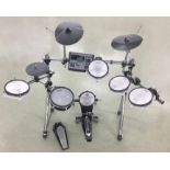 Roland electronic drum kit comprising a Roland V-drums TD-8 percussion sound module, a KD-80 kick