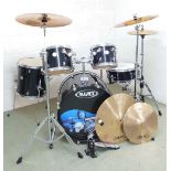 Mapex Horizon drum kit comprising 22" kick drum, 14" floor tom, 12" rack tom, 10" rack tom, 14"
