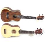 Barnes & Mullins BMUK8C ukulele, boxed; together with a Pure Tone soprano ukulele pack (2)