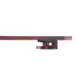 Copper mounted violin bow,, 59gm (without hair and lapping)