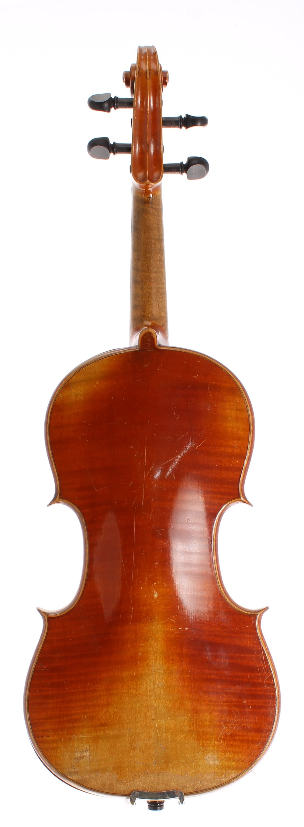 Russian violin labelled Rigart Rubus, Petersburg 1850, 14", 35.60cm, case - Image 2 of 2