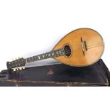 Clifford Essex Silver Medal Model flatback mandolin, with rosewood back and sides and spruce top,