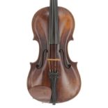 Fine and Interesting 18th century violin labelled Joannes Baptista Zanoli, Verone fecit anno 1741,