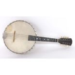 Vega Little Wonder mandolin banjo, made in USA, ser. no. 34046, with 10" diameter skin and 14"