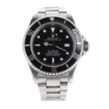 Rolex Oyster Perpetual Date Sea-Dweller stainless steel gentleman's bracelet watch, ref. 16600,