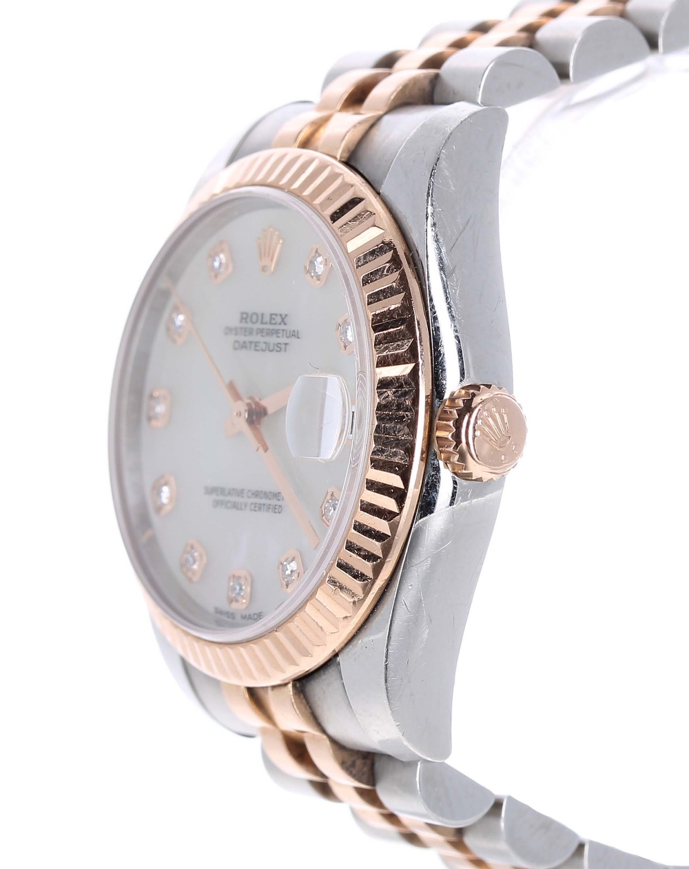 Rolex Oyster Perpetual Datejust 31 Rolesor gold and stainless steel mid-size bracelet watch, ref. - Image 2 of 3