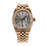 Rolex Oyster Perpetual Datejust 18ct gentleman's bracelet watch, ref. 1601, circa 1978, serial no.