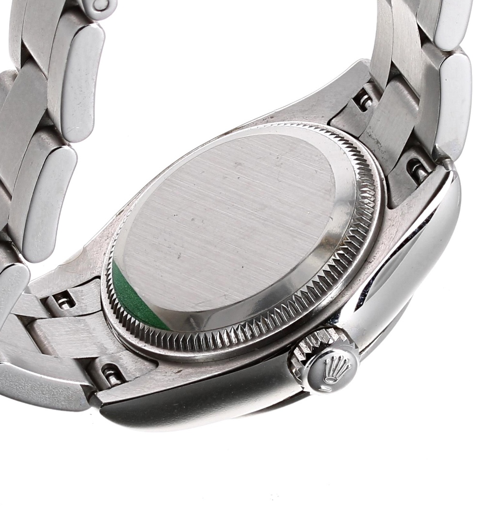 Rolex Oyster Perpetual stainless steel lady's bracelet watch, ref. 176200, circa 2018, serial no. - Image 3 of 3