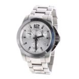 Longines Conquest Chronograph stainless steel gentleman's bracelet watch, ref. L3660.4, serial no.