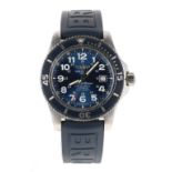 Breitling SuperOcean stainless steel automatic gentleman's wristwatch, ref. A17392, serial no.