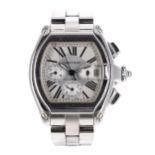 Cartier Roadster Chronograph automatic stainless steel gentleman's bracelet watch, ref. 2618, serial