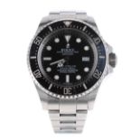 Rolex Oyster Perpetual Date Sea-Dweller 'Deepsea' stainless steel gentleman's bracelet watch, ref.