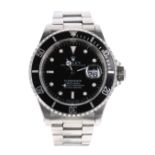 Rolex Oyster Perpetual Date Submariner stainless steel gentleman's bracelet watch, ref. 16610, circa